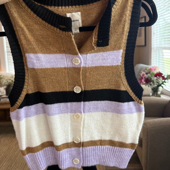 Sleeveless Striped Anthropology Knit - Picture 2 of 6